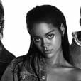  Esta &eacute; a primeira capa de revista de Rihanna desde que lan&ccedil;ou a m&uacute;sica "FourFiveSeconds" como primeiro single de seu pr&oacute;ximo &aacute;lbum de est&uacute;dio 