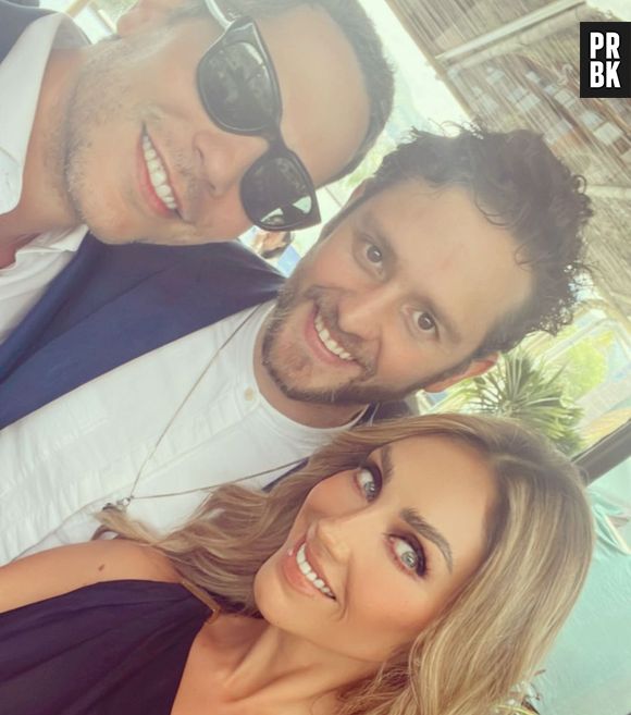 Anahí, Christian Chávez e Christopher von Uckermann foram alguns dos convidados para o casamento de Maite Perroni