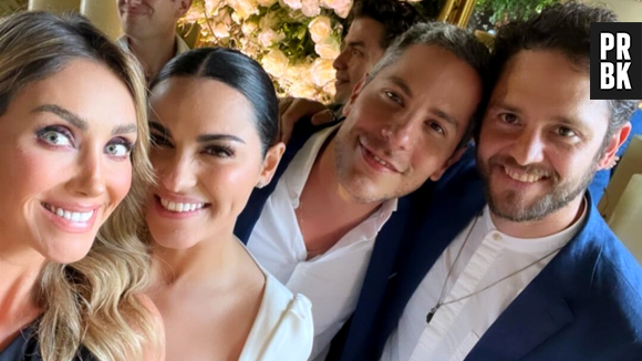 RBD: Anahí, Christian e Christopher se reúnem em casamento de Maite. Veja fotos e vídeos!