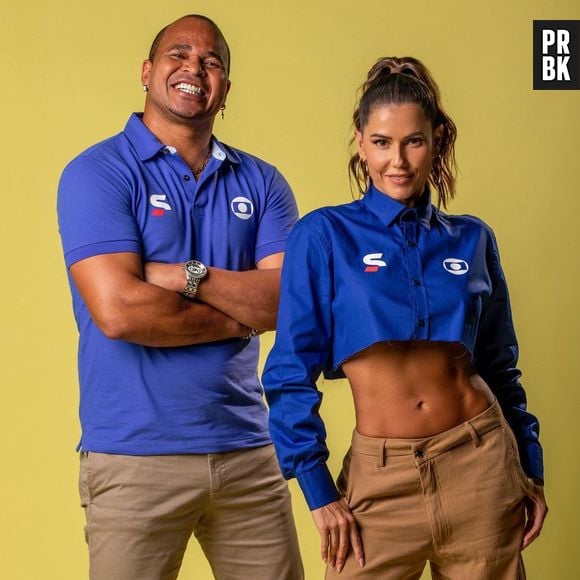 Deborah Secco é aclamada por alguns internautas por look despojado e ousado para comentar Copa do Mundo 2022