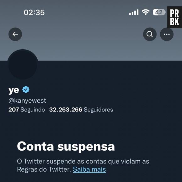 Dono do Twitter, Elon Musk suspende conta de Kanye West após incitação a violência