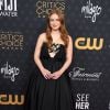 Sadie Sink marcou presença no Critics Choice Awards 2023, no último domingo (15)