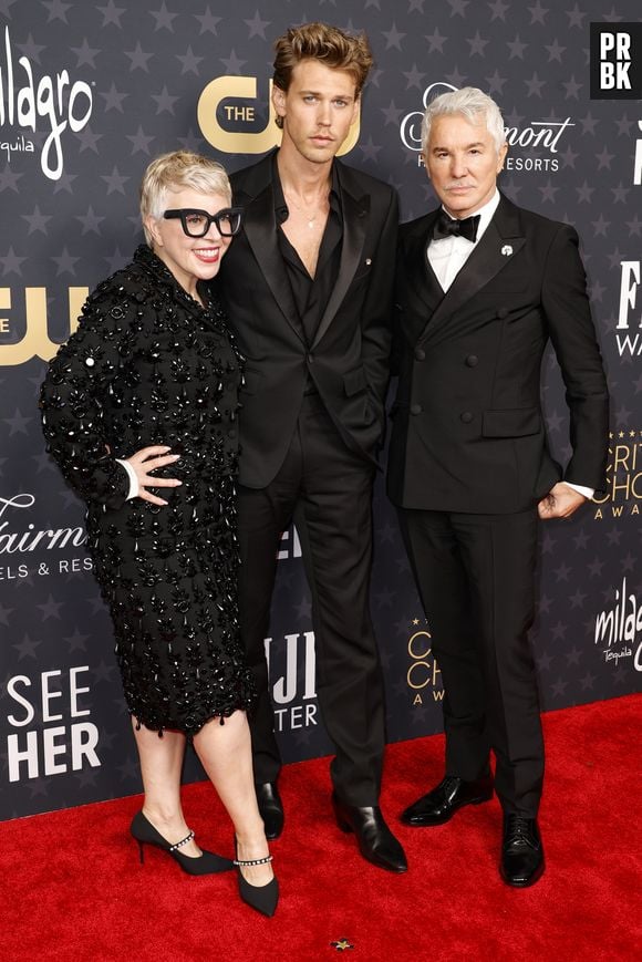 Critics Choice Awards 2023: Catherine Martin, Austin Butler e Baz Luhrmann no evento 