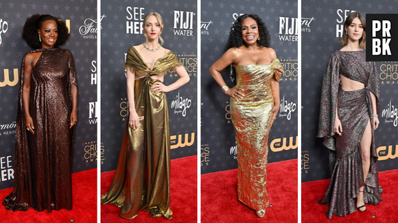 Critics Choice Awards 2023: looks brilhosos e metálicos chamaram atenção