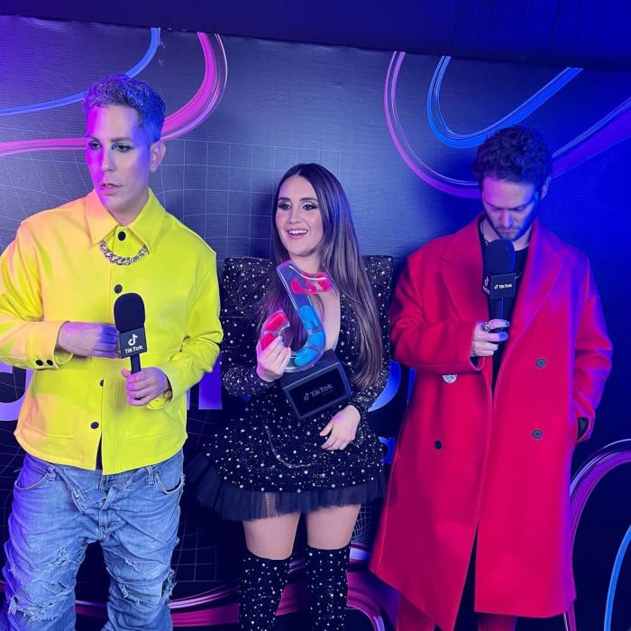 RBD: Dulce Maria, Christopher Uckermann e Christian Chávez foram ao TikTok Awards na última segunda-feira (31)