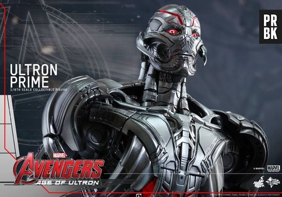 Vilão Ultron de "Os Vingadores 2", boneco incrementado e luxuosos