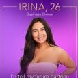 "Casamento às Cegas":  Irina, 26 anos - Empresária 