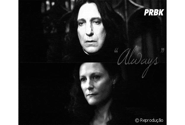 Muito amor por Lily e Snape em "Harry Potter"
