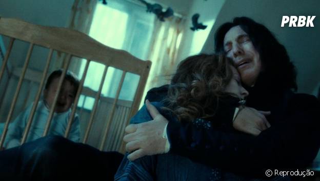 Snape (Alan Rickman) sempre foi apaixonado por Lily (Geraldine Somerville) e sofreu muito quando ela morreu em "Harry Potter"