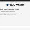 “FBDOWN.net” é uma ferramenta para Google Chrome que permite baixar vídeos do Facebook