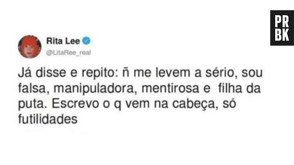 Veja os melhores tweets de Rita Lee