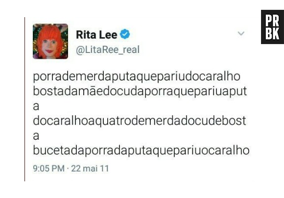 Rita Lee foi a maioral no Twitter e estes tweets podem provar