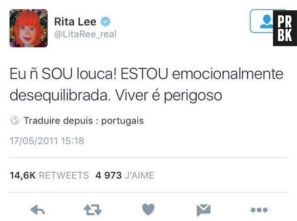 Rita Lee fazia de seu Twitter o melhor perfil