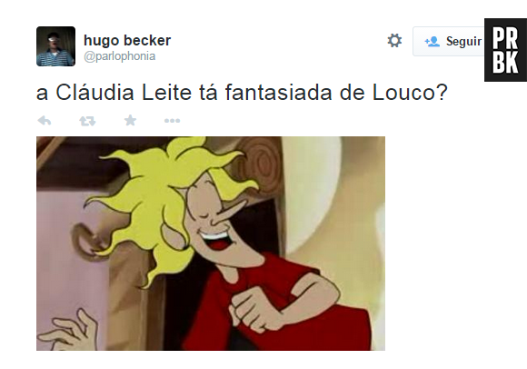 Claudia Leitte teria se inspirado no personagem Louco da Turma da Mônica?