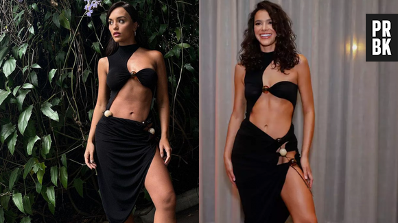 Bruna Marquezine e Rafa Kalimann usaram mesmo look