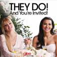 Brittany (Heather Morris) e Santana (Naya Rivera) vão se casar em "Glee"