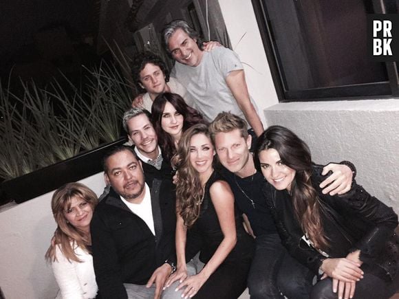 Anahi posta foto com ex-colegas de banda e produtores do RBD, Pedro Damián e Luis Luisillo