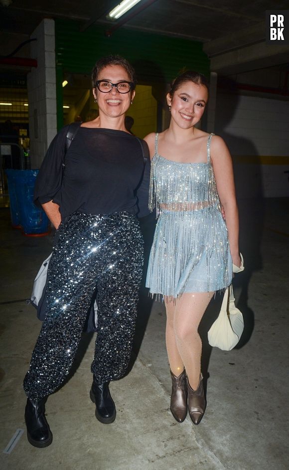 Sandra Annenberg e filha no show da Taylor Swift em São Paulo