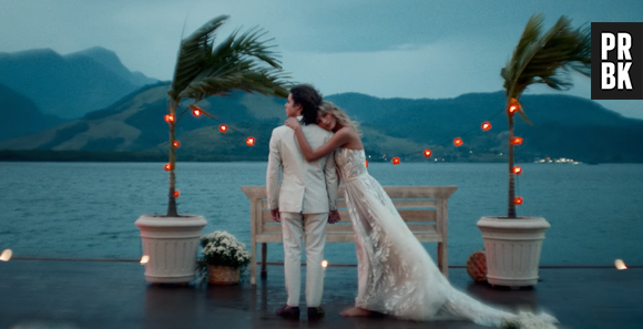 Imagens do casamento de Sasha e João Lucas estão no novo clipe do cantor