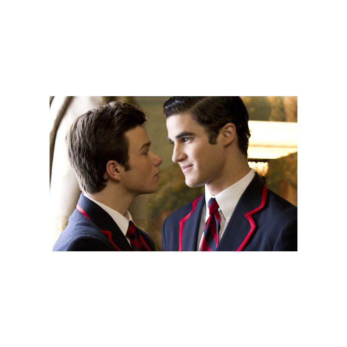  Kurt&amp;nbsp;(Chris Colfer) e&amp;nbsp;Blaine&amp;nbsp;(Darren Criss) formam outro casal queridinho de &quot;Glee&quot; 