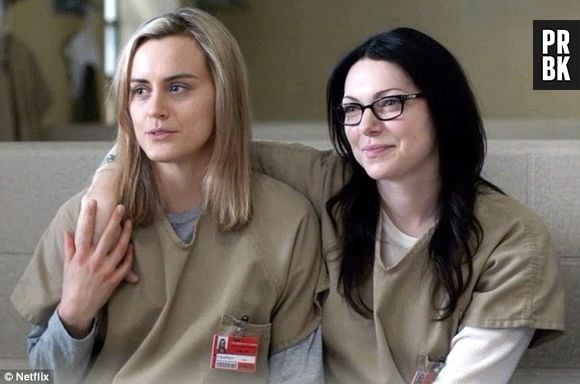 Piper (Taylor Schilling) e Alex (Laura Prepon) são casal gay em "Orange Is The New Black"