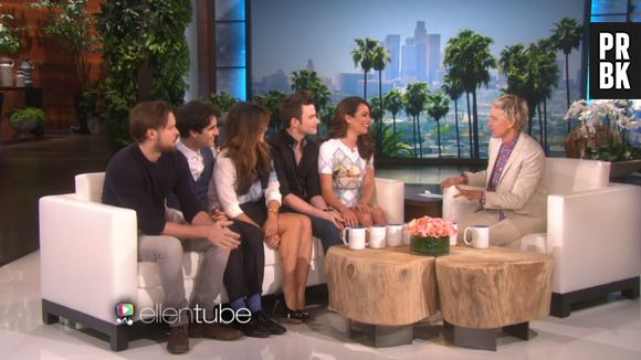 A Ellen DeGeneres conversou com os protagonistas de "Glee" sobre o que vai acontecer no final da série