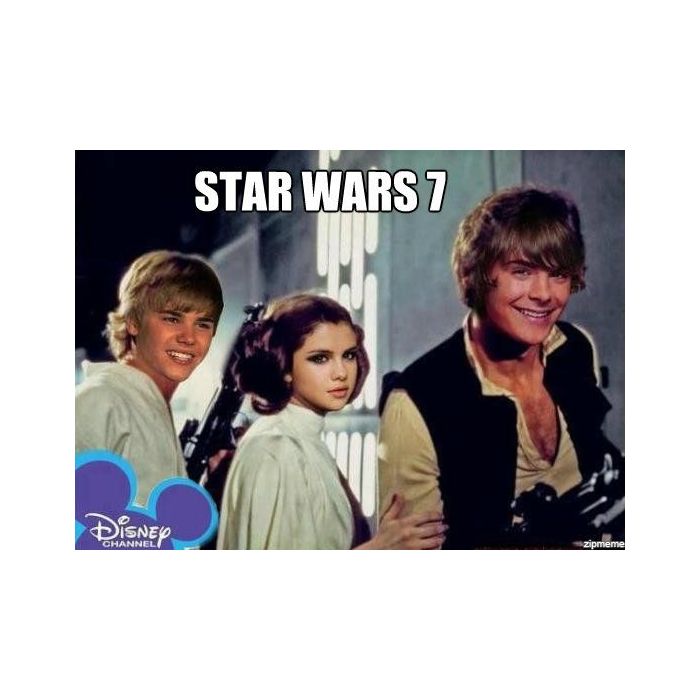  Selena Gomez, Justin Bieber e Zac Efron viram memes de &quot;Star Wars&quot; 