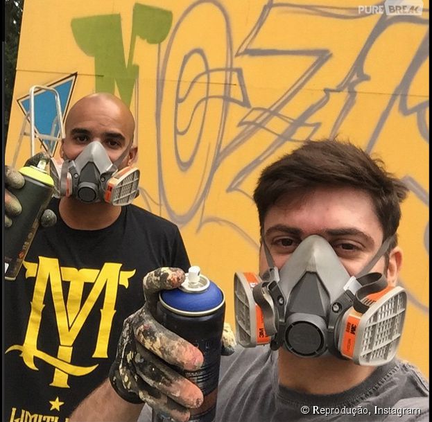 Rodrigo Godoy faz grafite por 9 horas para homenagear Preta Gil