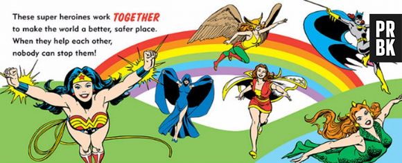 O livro infantíl da DC Comics deseja mostras às crianças o poder das mulheres