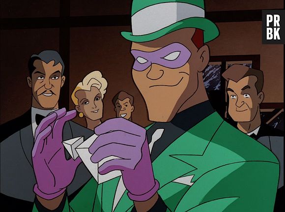 O Riddler, também conhecido como Charada, levou a letra "R"