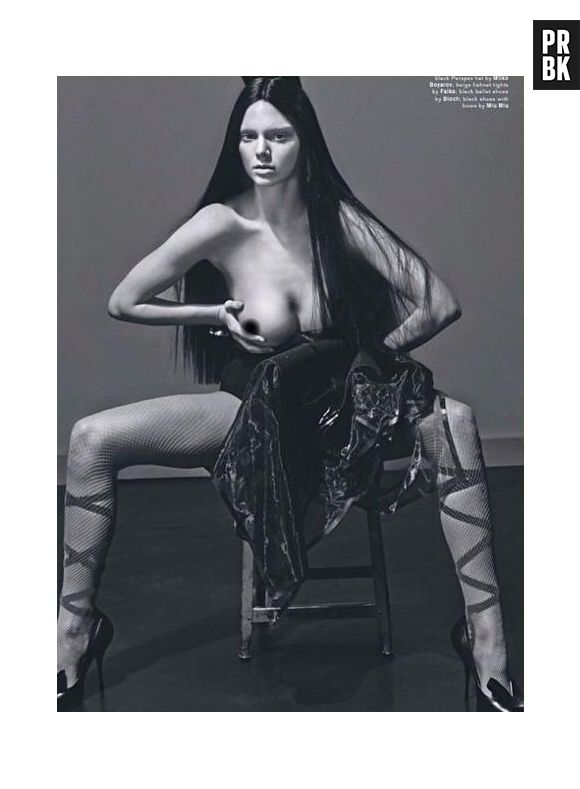 Kendall Jenner já posou de topless para revista Love Magazine
