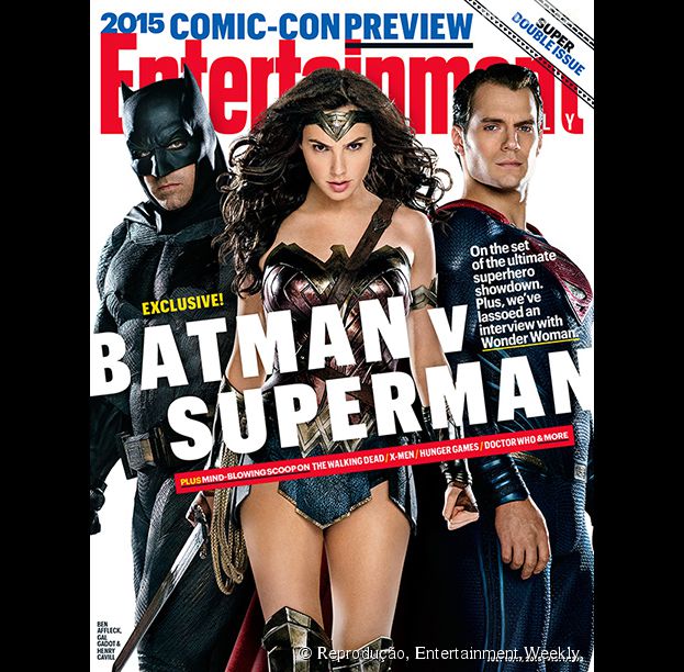 Os protagonistas de "Batman V Superman: A Origem da Justiça" são a capa da Entertainment Weekly