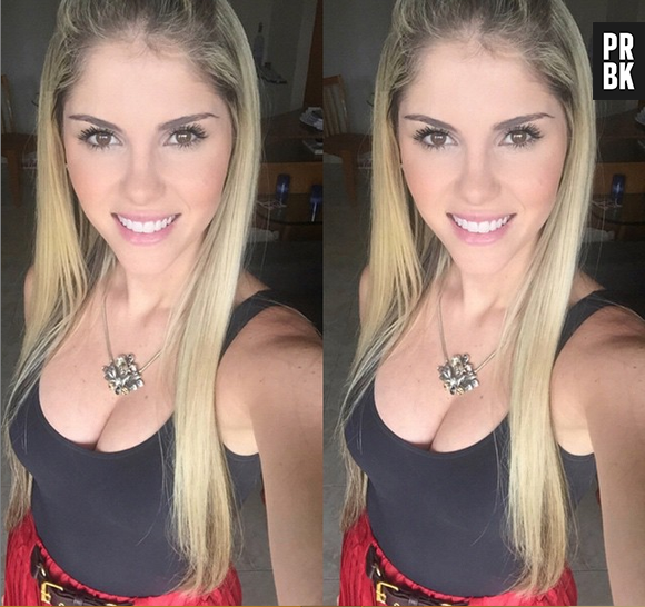 Bárbara Evans está sempre na moda com looks simples... e decotados!