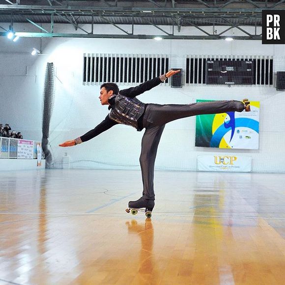 Marcel Stürmer no treino de sua principal prova no Pan Americano 2015