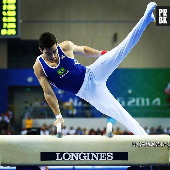 O ginasta Lucas Bitencourt, uma das principais promessas no Pan Americano 2015
