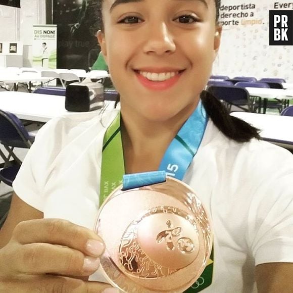 Edna Santini, medalha de bronze pela selação brasileira de Rugby nos Jogos Pan Americanos Toronto 2015