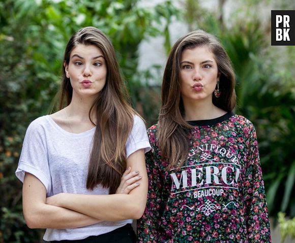 Camila Queiroz e Bruna Hamú poderiam fazer gêmeas na próxima trama global, não é mesmo?