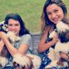 Assim como a mãe, Sasha Meneghel adora animais, principalmente os cachorrinhos