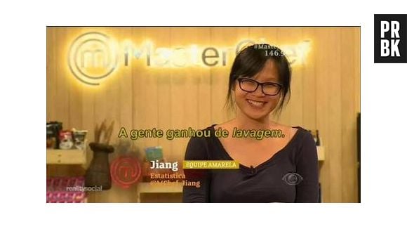 Ué, Jiang, não seria lavada? Essa chinesinha do "MasterChef Brasil" é hilária, mesmo!