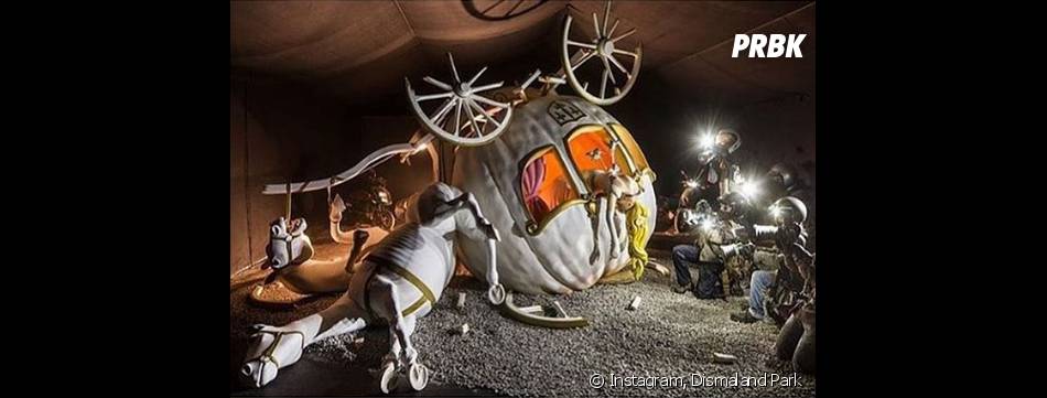 Na Dismaland A Carruagem De Cinderela Faz Referencia Ao Acidente Que Matou A Princesa Diana Purebreak