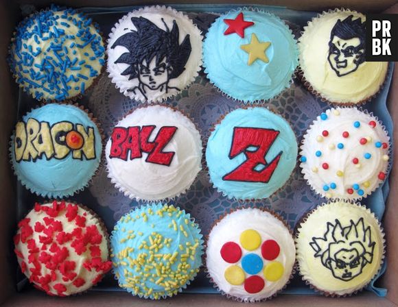 De todos os cupcakes do mundo, esses com "Dragon Ball Z" é tudo que queríamos agora