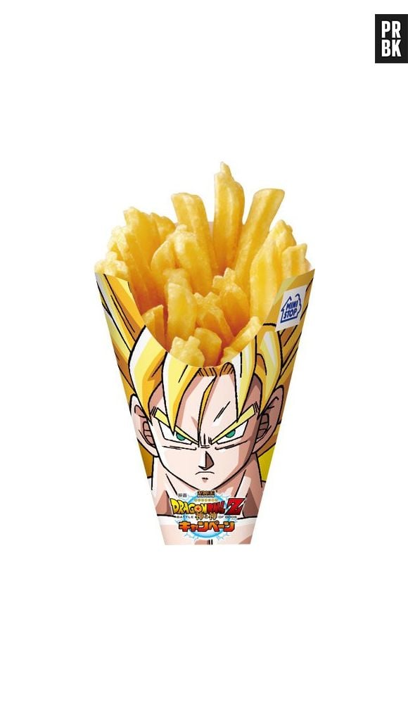 Super Sayajins de "Dragon Ball Z" com cabelos de batata-frita