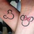  Se o seu BFF é do sexo oposto e os dois gostam da Disney, essa tatuagem vai ficar super legal! 