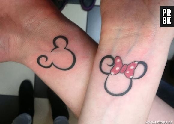 Se o seu BFF é do sexo oposto e os dois gostam da Disney, essa tatuagem vai ficar super legal!