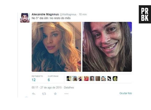 Será que a Grazi Massafera, de "Verdades Secretas", fica assim no final do mês?