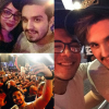 Luan Santana foi ao Rock in Rio 2015neste domingo (20) e não poupou as selfies com fãs
