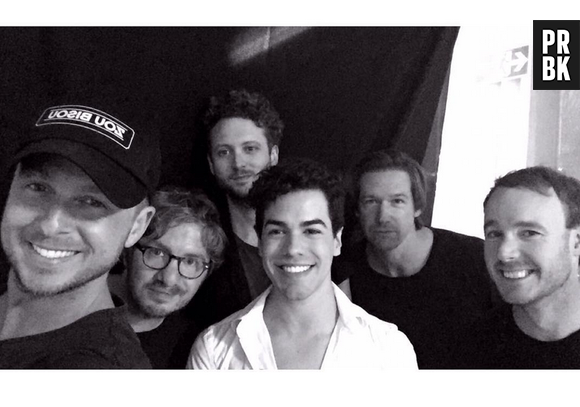 Sam Alves realizou o sonho de conhecer os caras do One Republic primeiro final de semana do Rock in Rio 2015