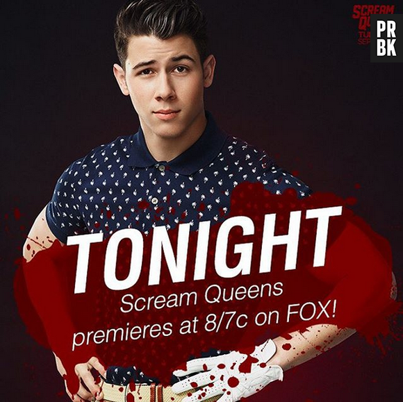 Nick Jonas foi um dos grandes destaques na estreia de "Scream Queens"!