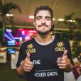 Caio Castro curtiu praticamente todos os dias do Rock in Rio 2015