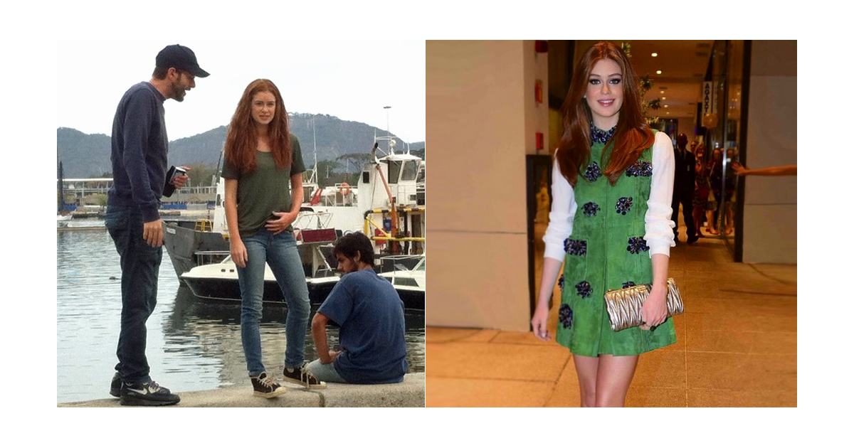 Marina Ruy Barbosa mudou bastante pras cenas da novela ...